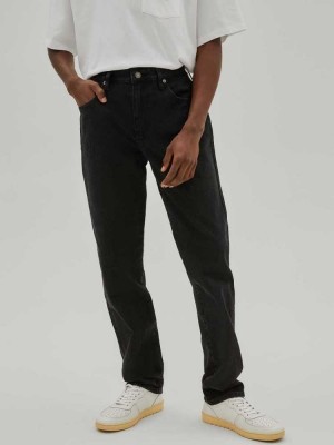 Men's Guess Originals Slim Straight Jeans Black Wash | 2508-TEOVL