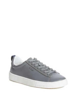 Men's Guess Vice Low-Top Sneakers Light Grey | 7356-XWDQM