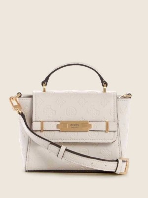 Women's Guess Bea Mini Top Handle Crossbodies Grey | 6413-JYPZA