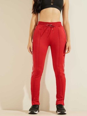 Women's Guess Brianna Joggers Red | 5291-DRHWL