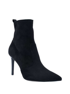 Women's Guess Dafina Faux-Suede Sock Booties Black | 5973-SEBCY