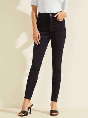 Women's Guess High-Rise Icon Skinny Jeans Wash | 5983-ITFEH