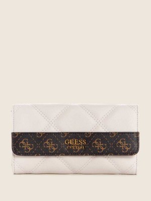 Women's Guess Katey Quilted Clutch Wallets Grey Multicolor | 1059-MCQRP