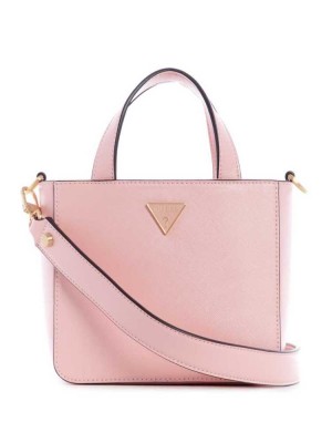 Women's Guess Layla Mini Totes Pink | 1392-FPYLG