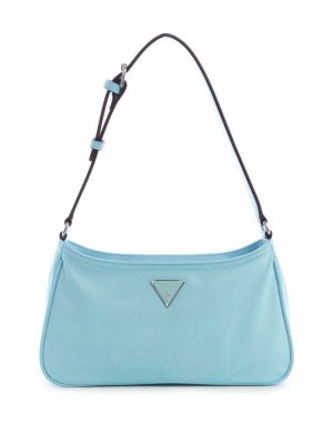 Women's Guess Little Bay Shoulder Bags Light Turquoise | 0617-FMCOQ