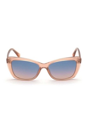 Women's Guess Lori Cat-Eye Sunglasses Light Pink | 6205-FVZMX