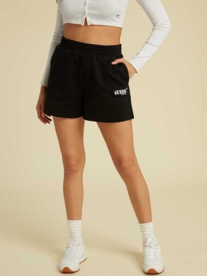 Women's Guess Originals Shorts Black | 2183-MKPLE