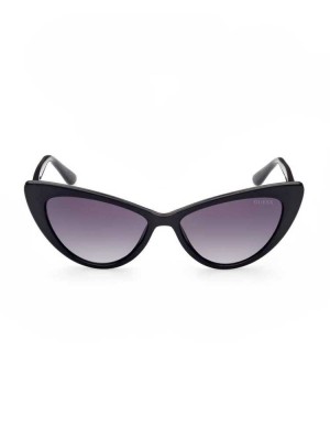 Women's Guess Winged Cat-Eye Sunglasses Silver | 3086-MOTPV