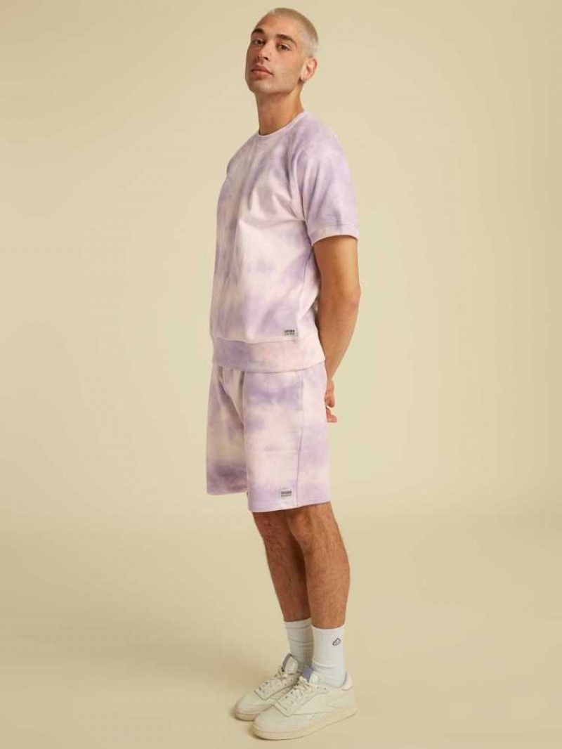 Men's Guess Originals Tie-Dye Kit Shorts Multicolor | 9405-ZWVAR
