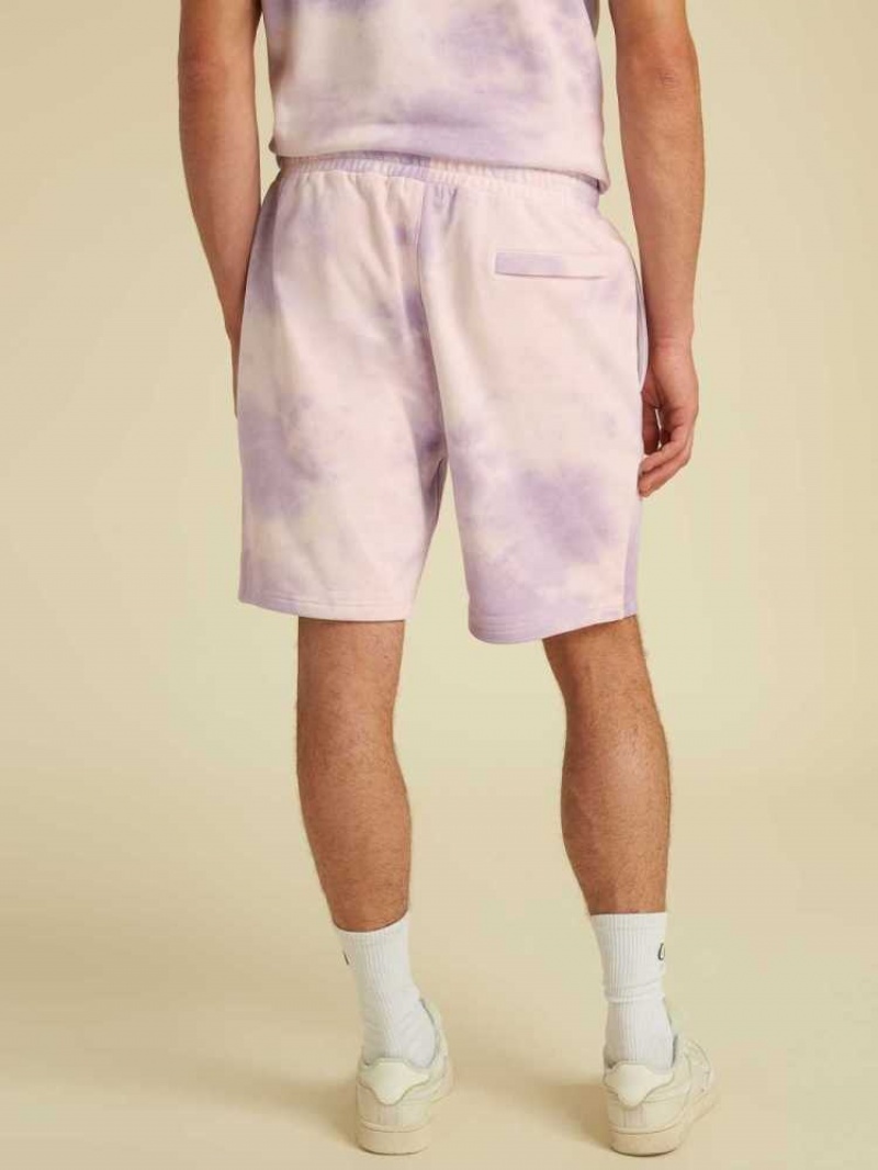 Men's Guess Originals Tie-Dye Kit Shorts Multicolor | 9405-ZWVAR