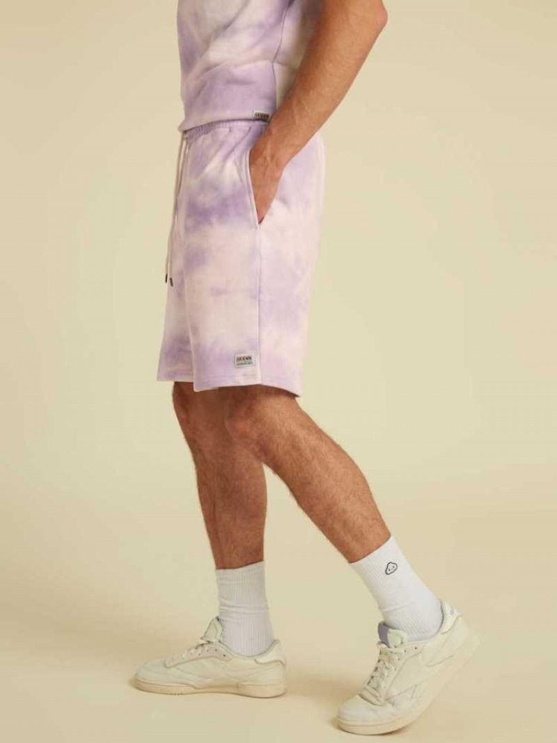 Men\'s Guess Originals Tie-Dye Kit Shorts Multicolor | 9405-ZWVAR