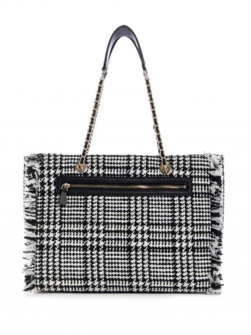 Women's Guess Cessily Tweed Totes Wash | 4158-IZJTS